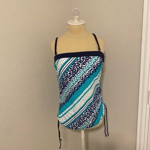 24th & Ocean Blue Tank Swimsuit Top